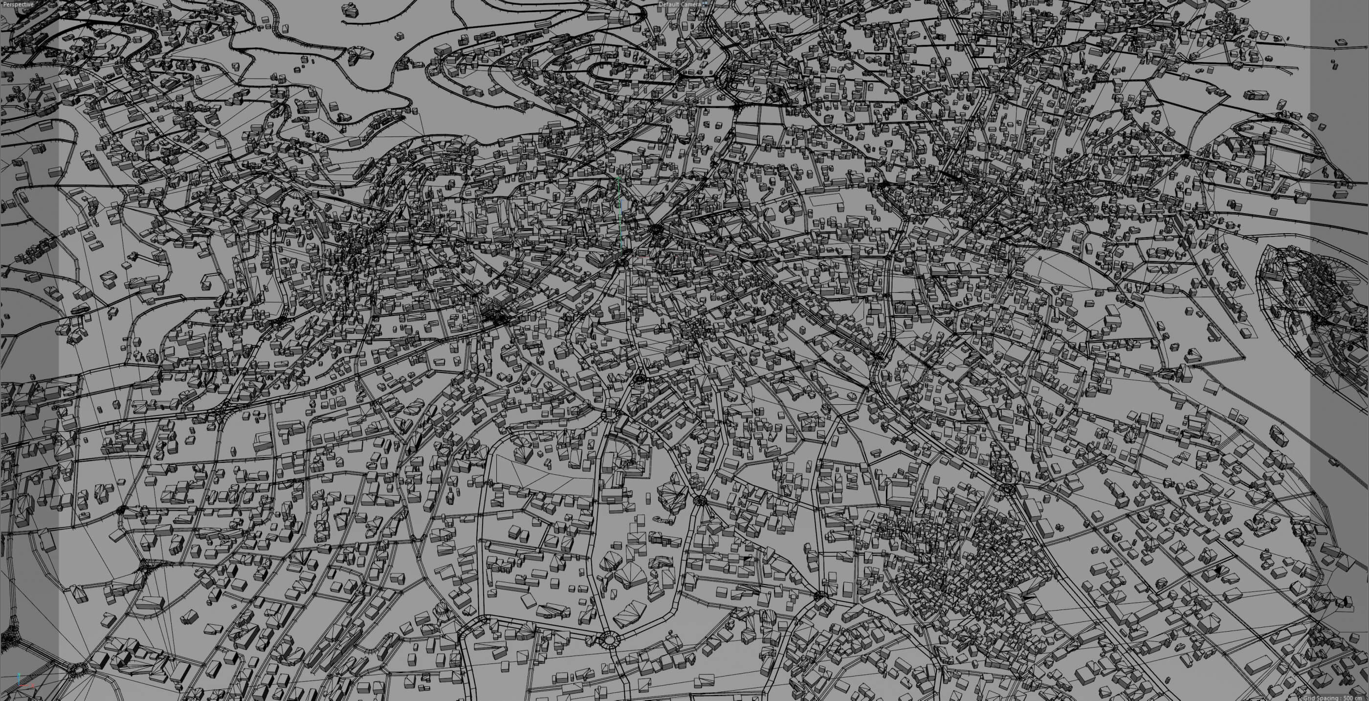 Ramallah City West Bank Palestine 3D Model 30km by 3dstudio