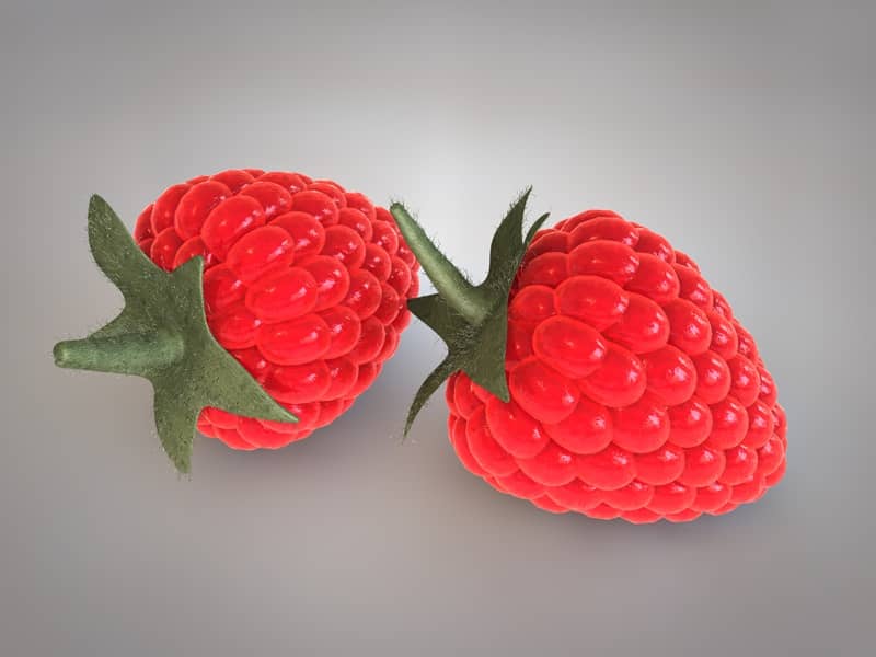 Raspberry - 3D Model by 3dstudio