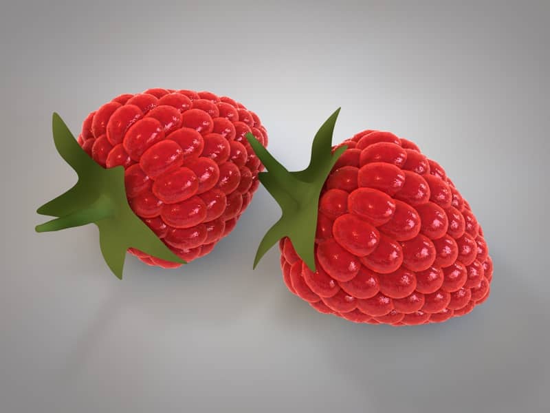 Raspberry - 3D Model by 3dstudio