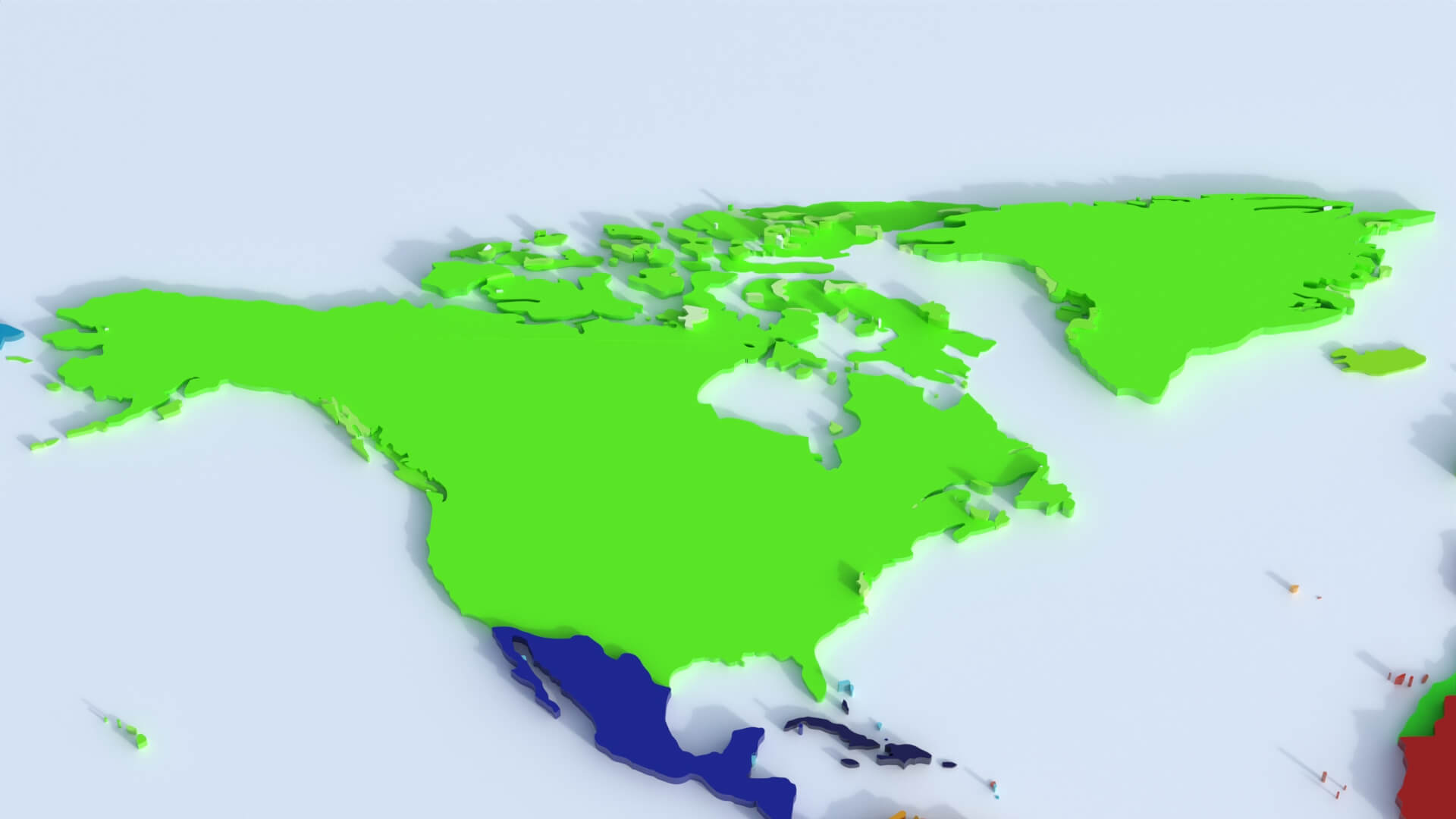 Regions Offset Map - 3D Model by 3dstudio