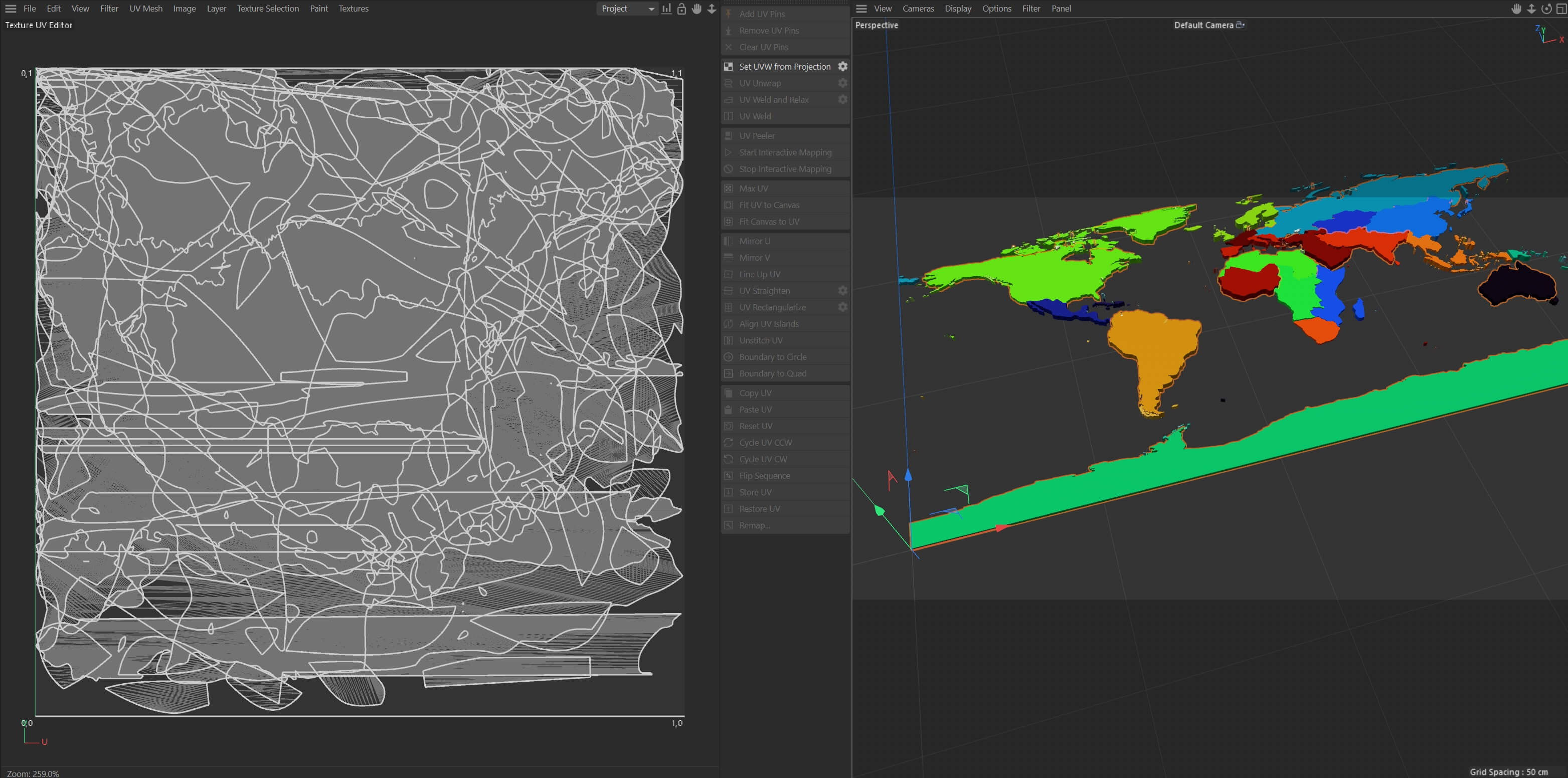 Regions Offset Map - 3D Model by 3dstudio