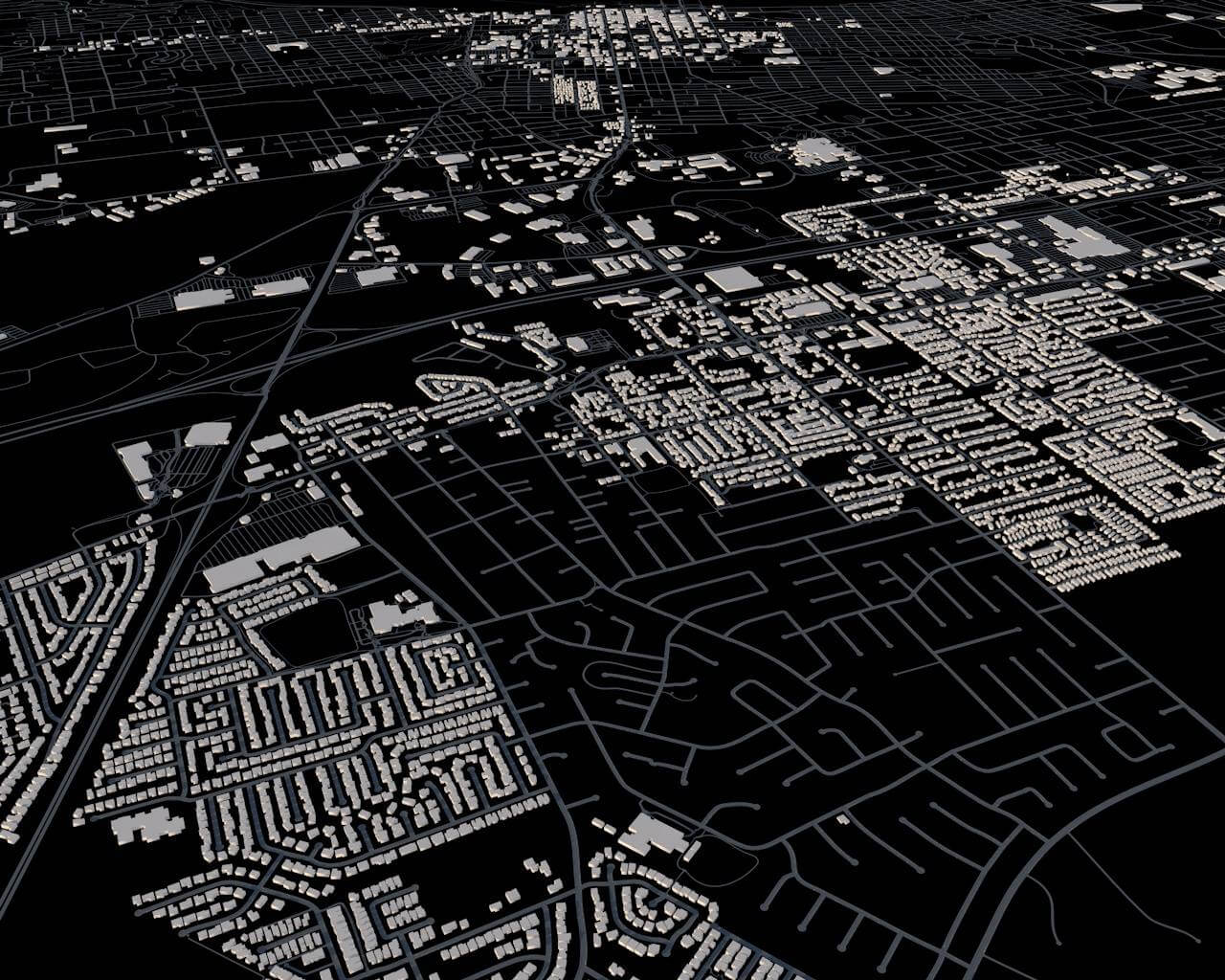 Salem Oregon 3D Model by 3dstudio