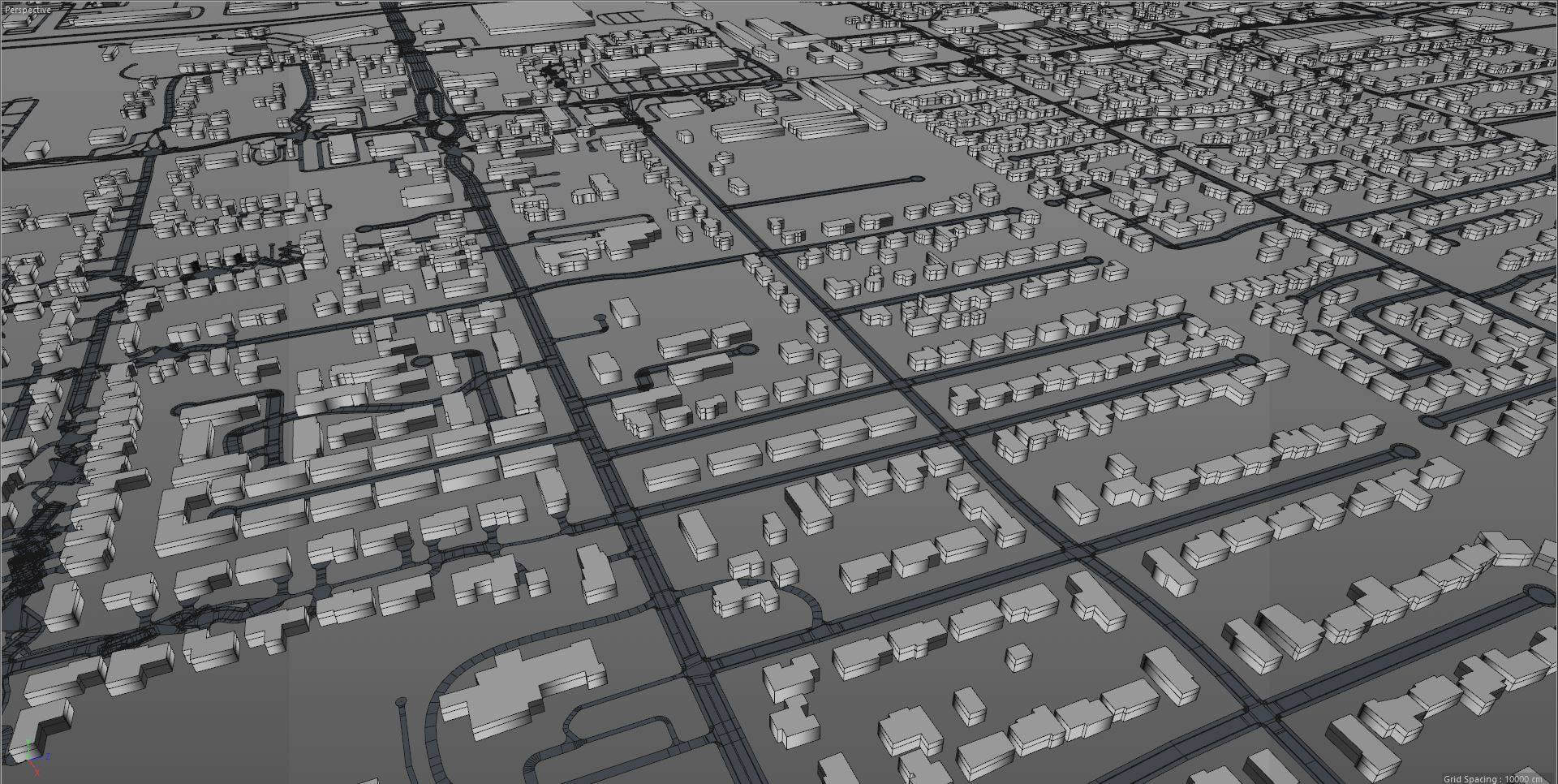 Salem Oregon 3D Model by 3dstudio