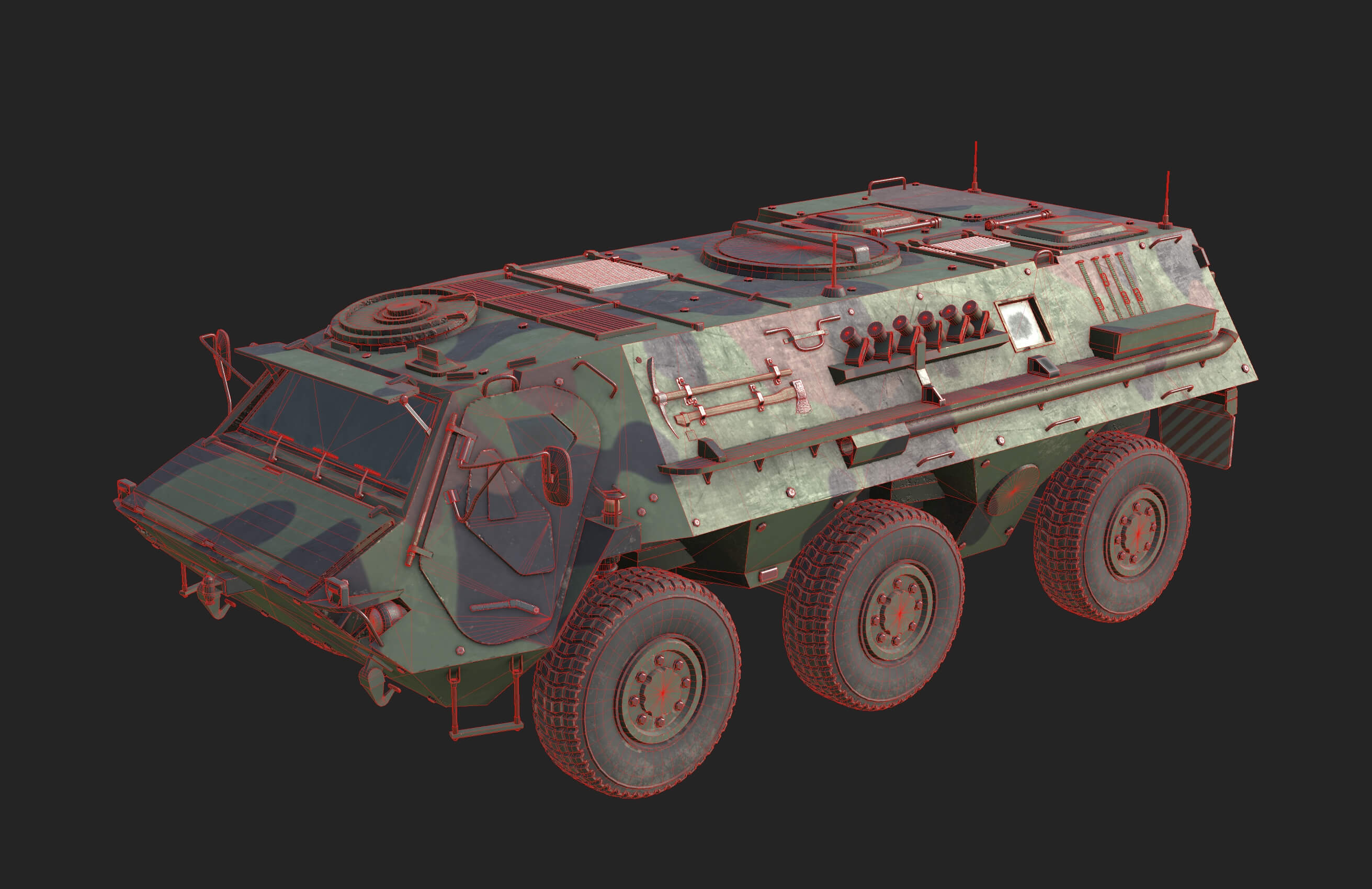 Tpz Fuchs Armored Carrier 3D Model by 3dstudio