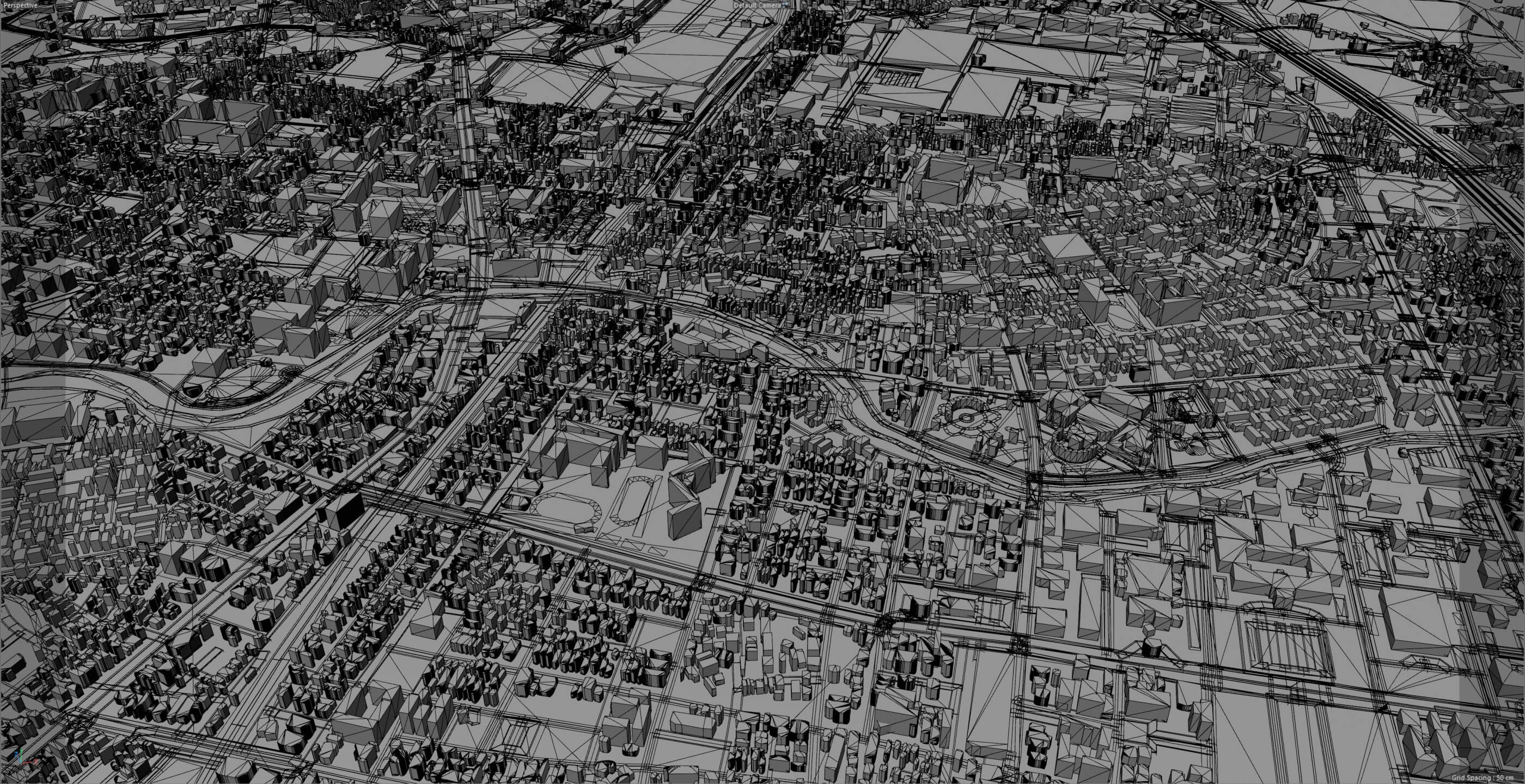 Zhubei City Hsinchu County Taiwan 3D Model 30km by 3dstudio