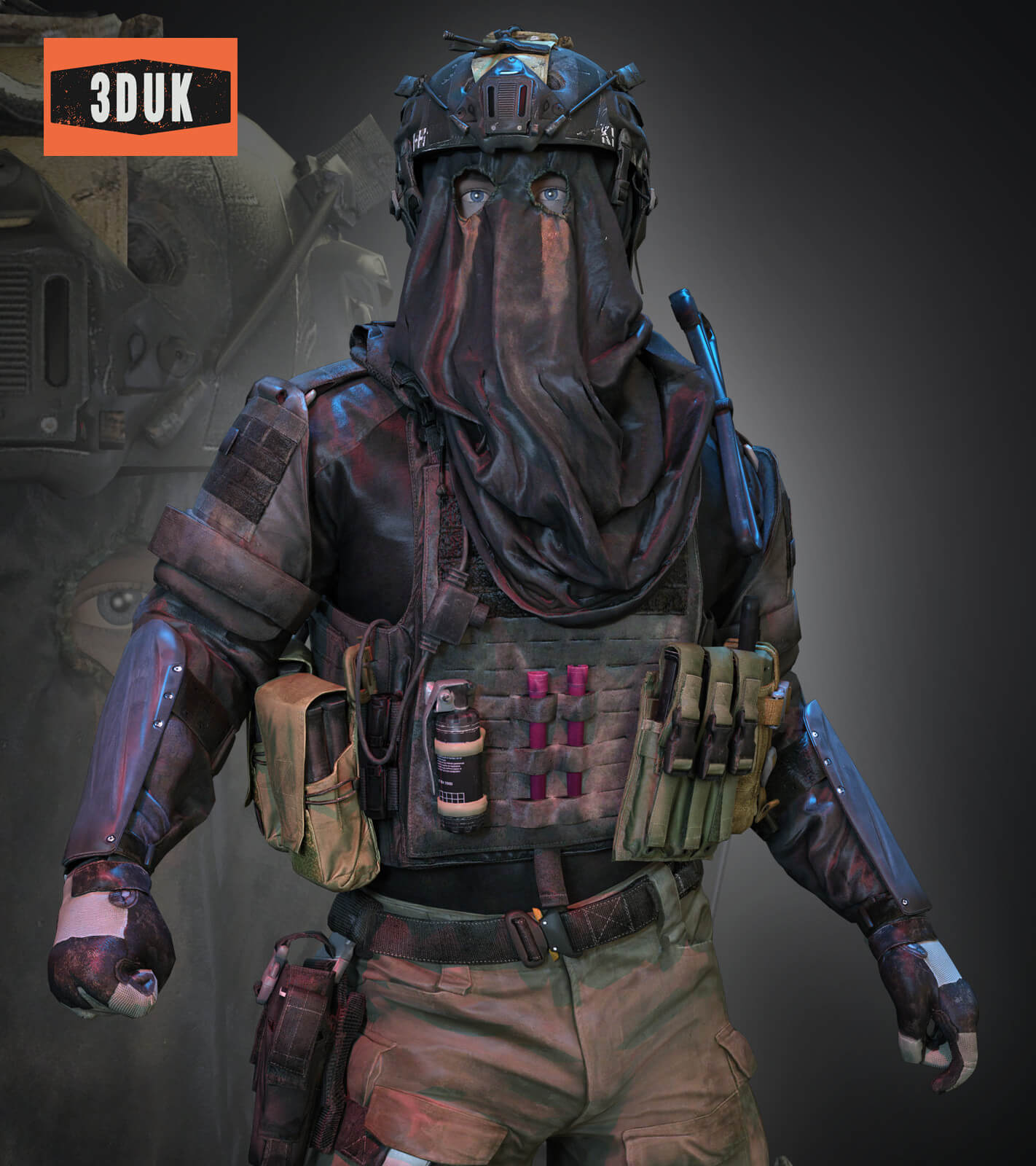 Konig for G8M Daz Content by 3DUK