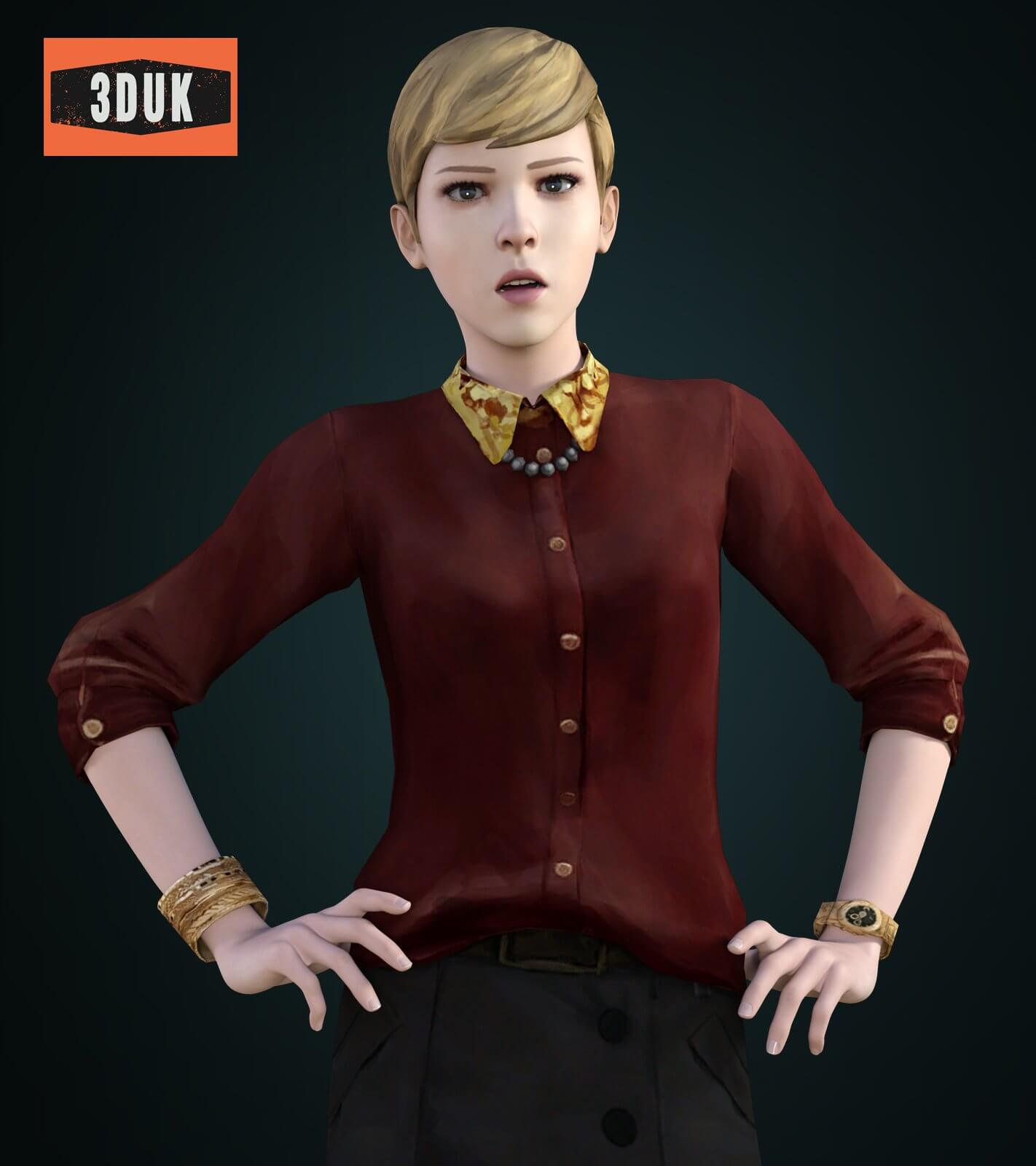 Life Is Strange Victoria Chase For G8F Daz Content by 3DUK