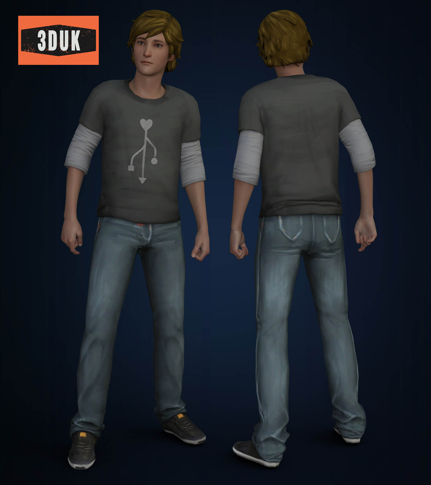 Life Is Strange Warren Graham For G8M Daz Content by 3DUK