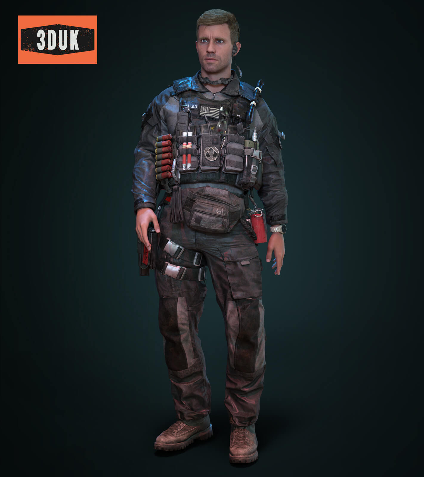 Phillip Graves For G8M Daz Content by 3DUK