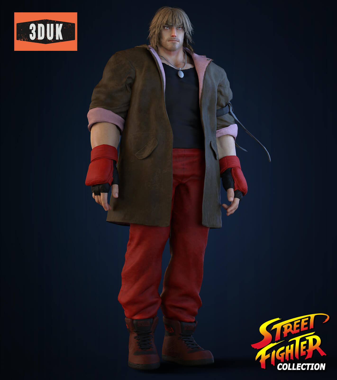 SF6 Ken Masters For G8M - Daz Content by 3DUK