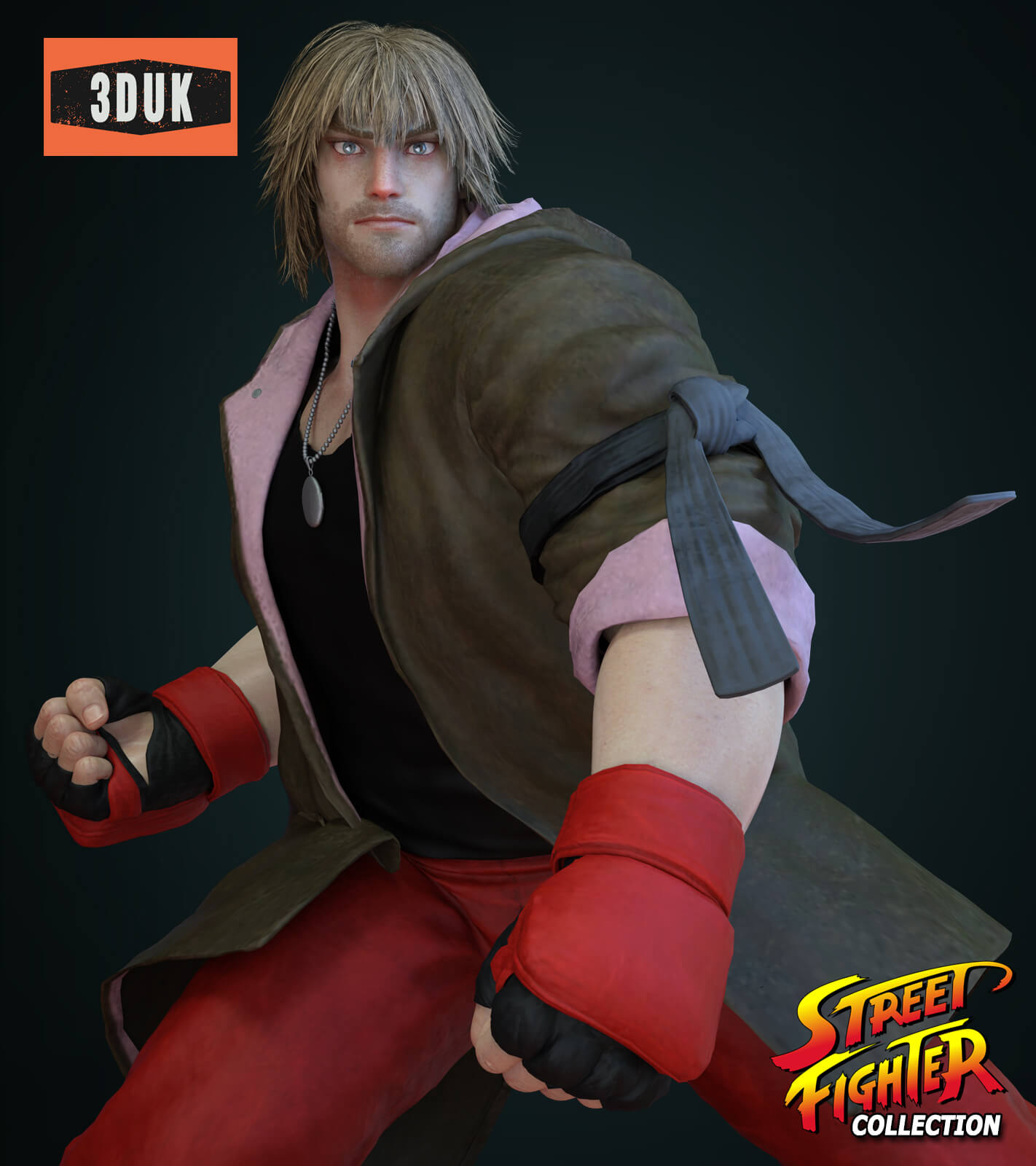 SF6 Ken Masters For G8M - Daz Content by 3DUK