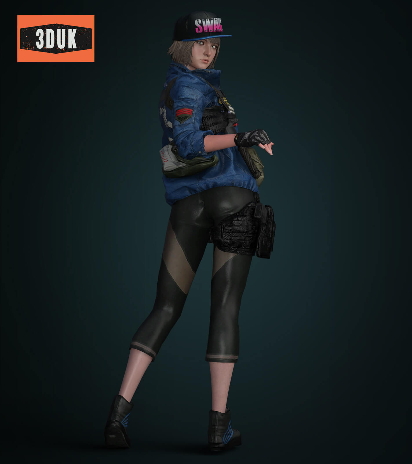 Swag Girl For G8F Daz Content by 3DUK