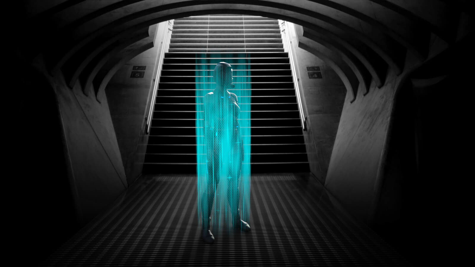 Teleportation 2 3D Render, Digital Art by 3dxg