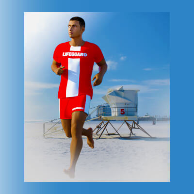 Lifeguard Uniforms for G8M Basic Wear