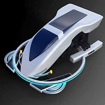 Sci-fi Hover Car