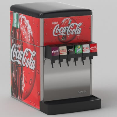 6-Flavor Counter Electric Soda Fountain System