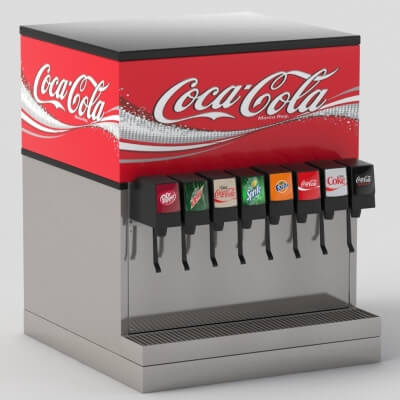 8 Flavor Counter Electric Soda Fountain System