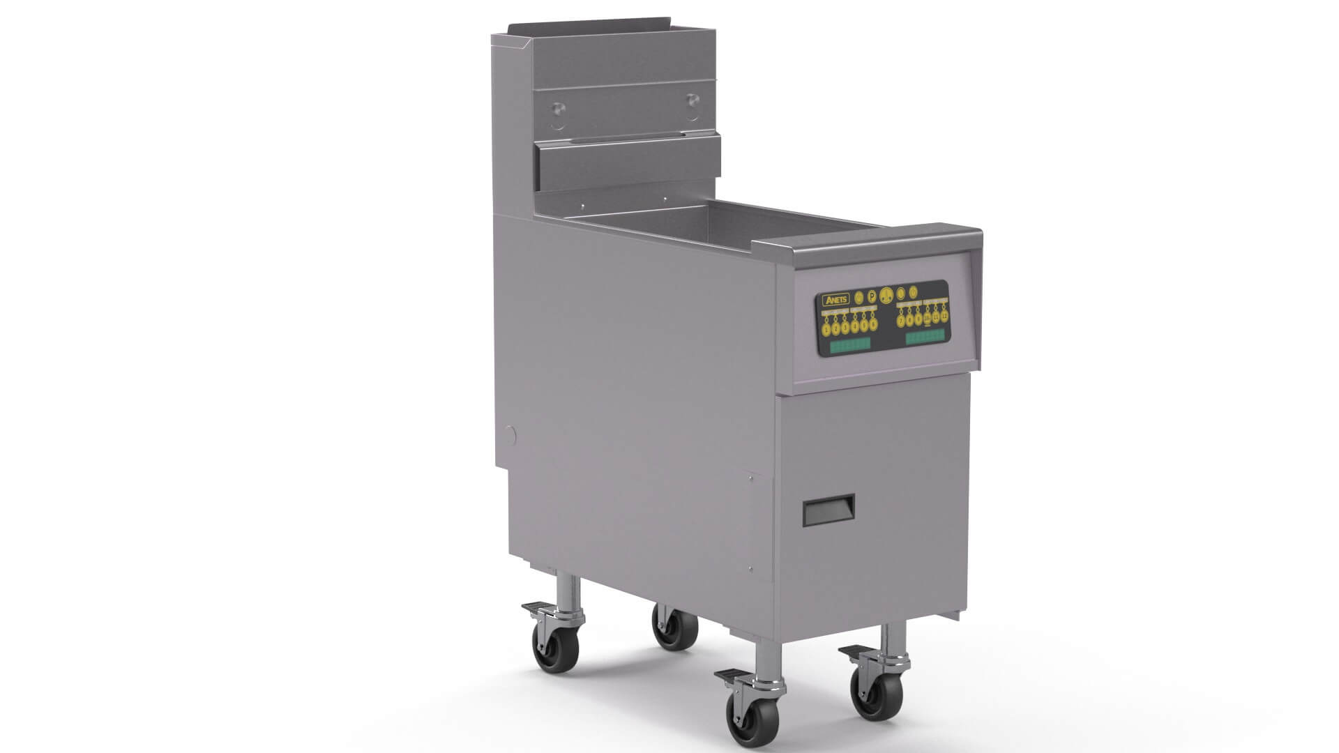 Gas Deep Fryer AGP60 3D Model by 3dxin