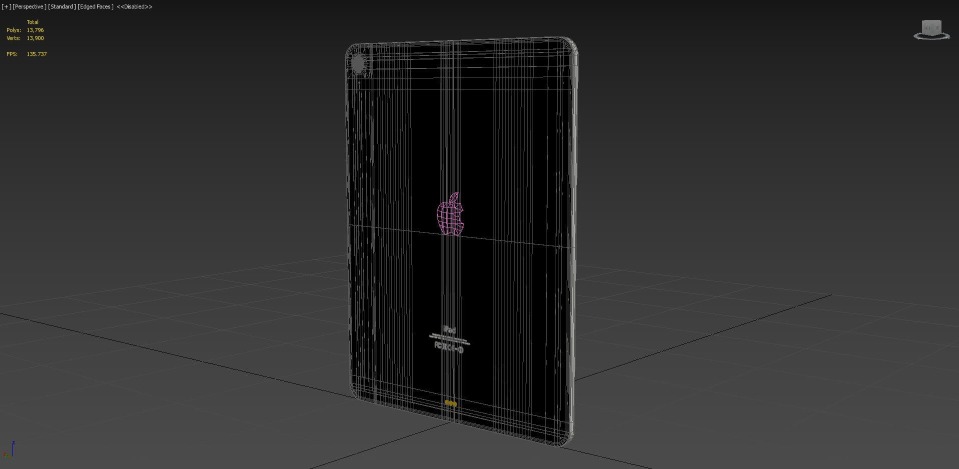 Apple iPad Air 4 Green Color 3D Model by 3dxin