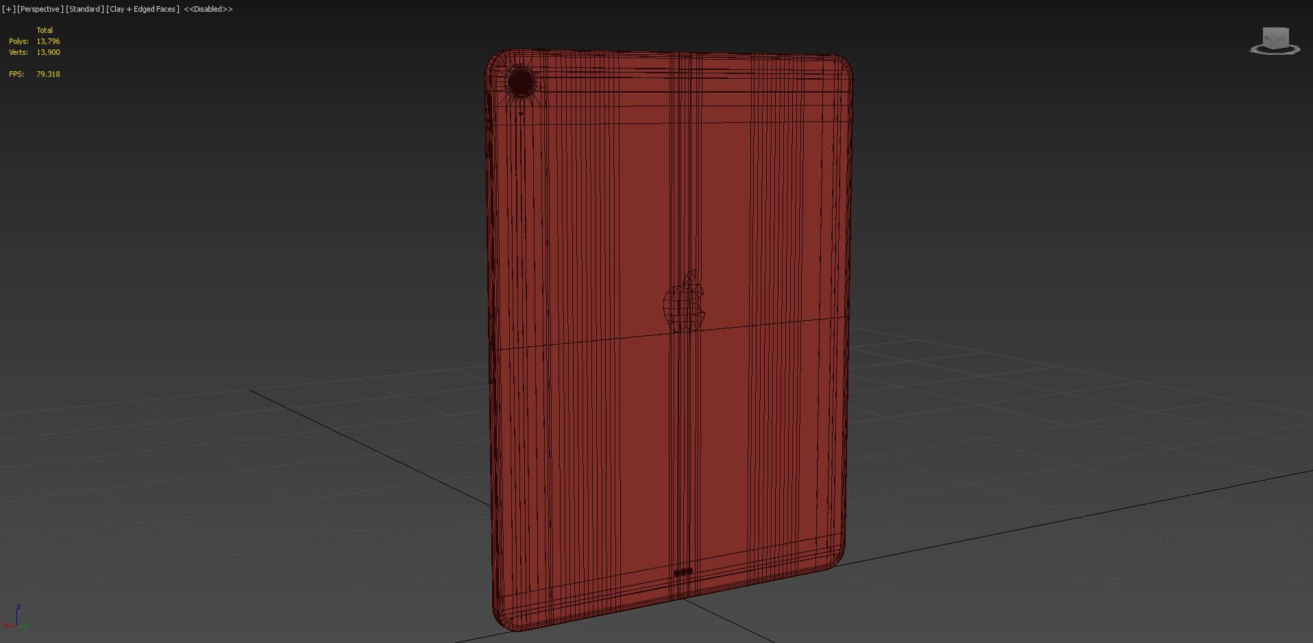 Apple iPad Air 4 Green Color 3D Model by 3dxin