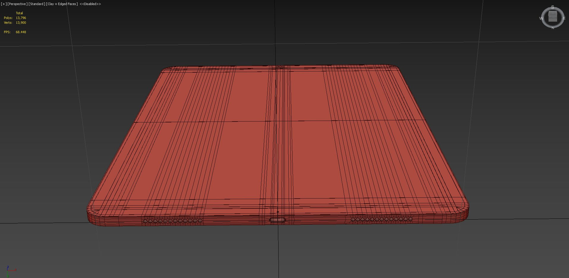 Apple iPad Air 4 Green Color 3D Model by 3dxin