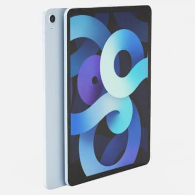 Apple iPad Air 4 Sky Blue Color