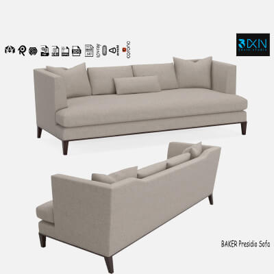 Baker Presidio Sofa