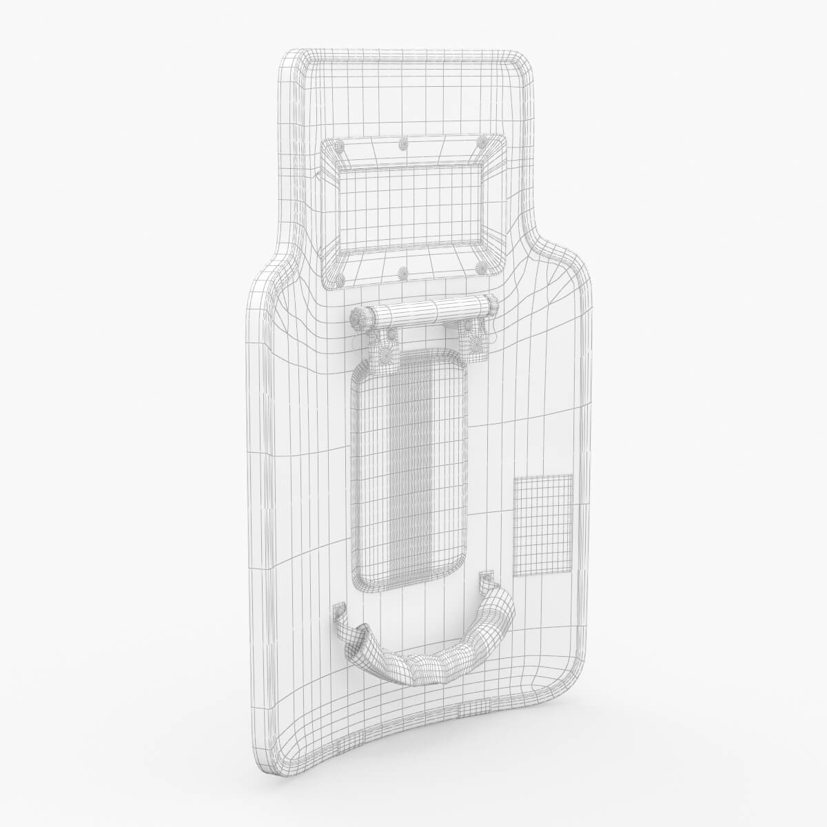 Ballistic Police Shield - 3D Model by 3dxin