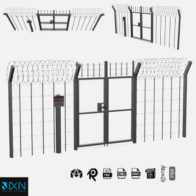 Barbed Wire Set