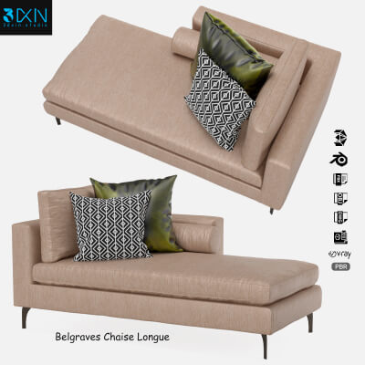 Belgraves Chaise Longue by 3dxin