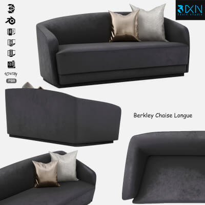 Berkley Chaise Longue by 3dxin