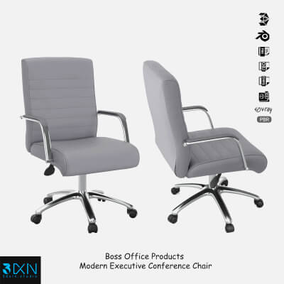 Boss Office Products Modern Executive Conference Chair