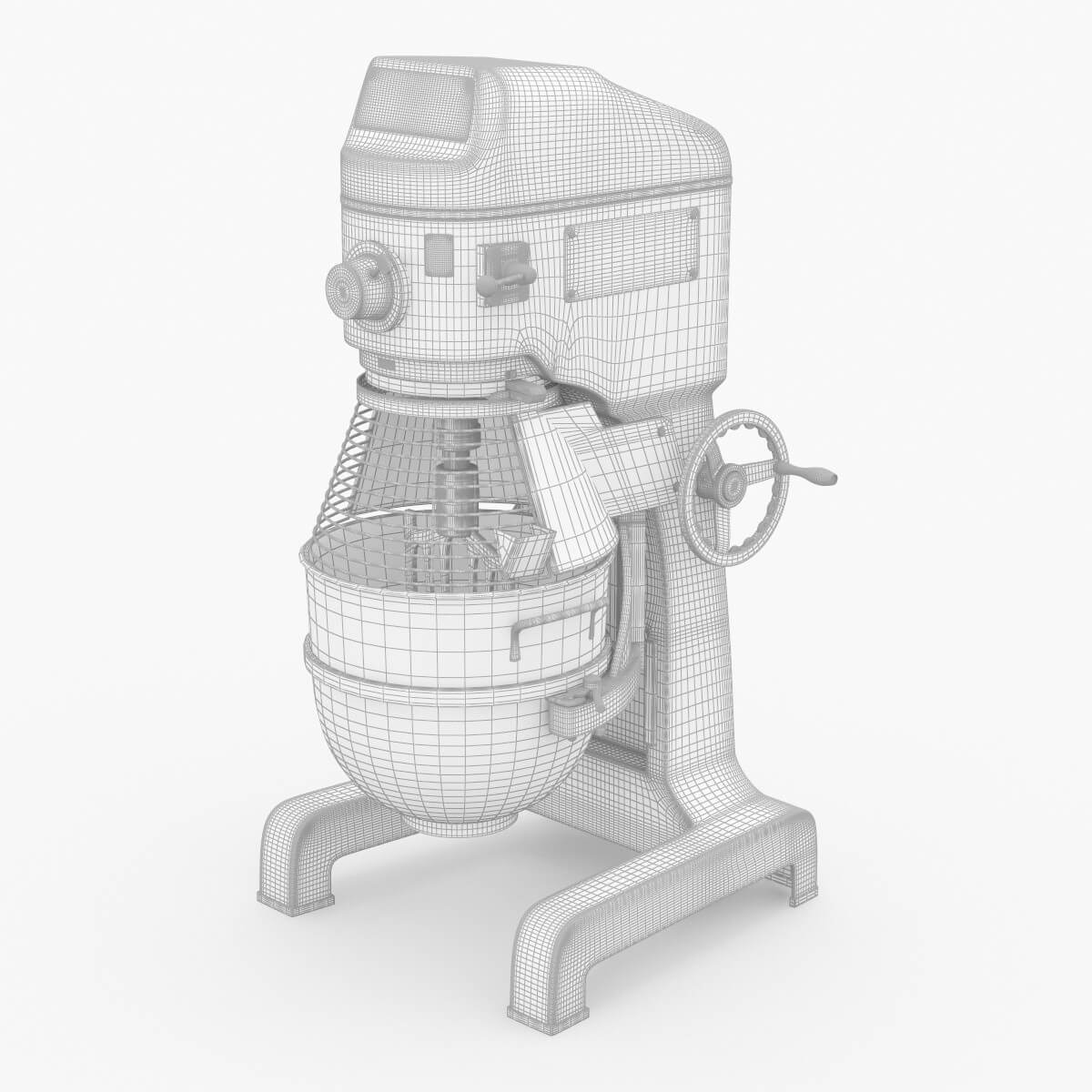 Commercial Floor Mixer Globe SP40 3D Model by 3dxin