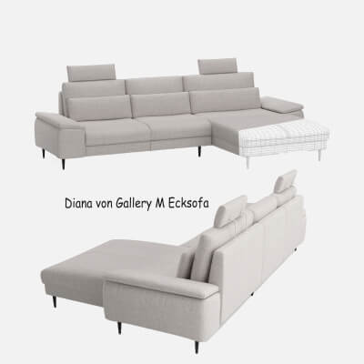 Diana Von Gallery M Ecksofa