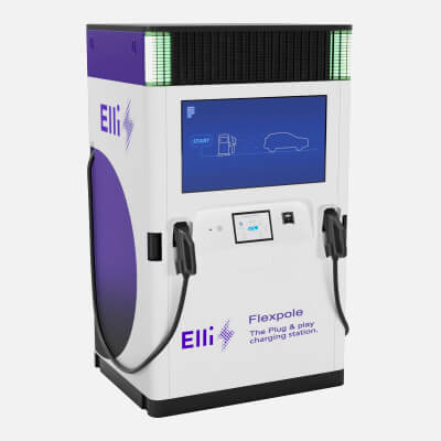 Flexpole The Flexible Fast EV Charging Station by Elli by 3dxin