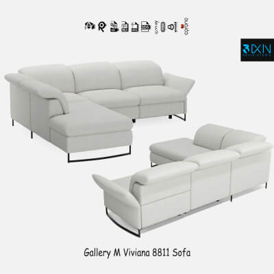 Gallery M Viviana 8811 Sofa