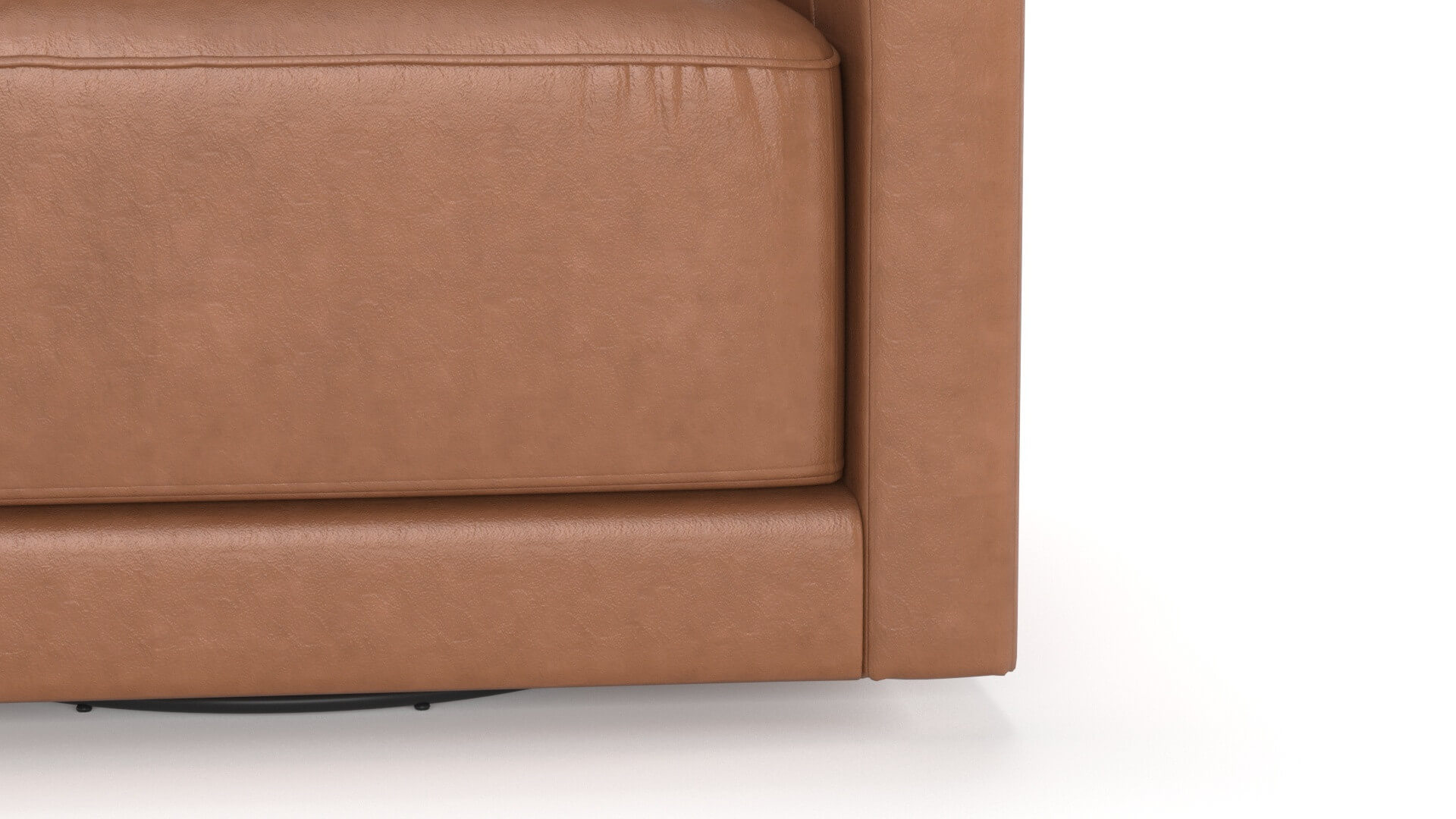 Gather Leather Swivel Chair 3D Model by 3dxin
