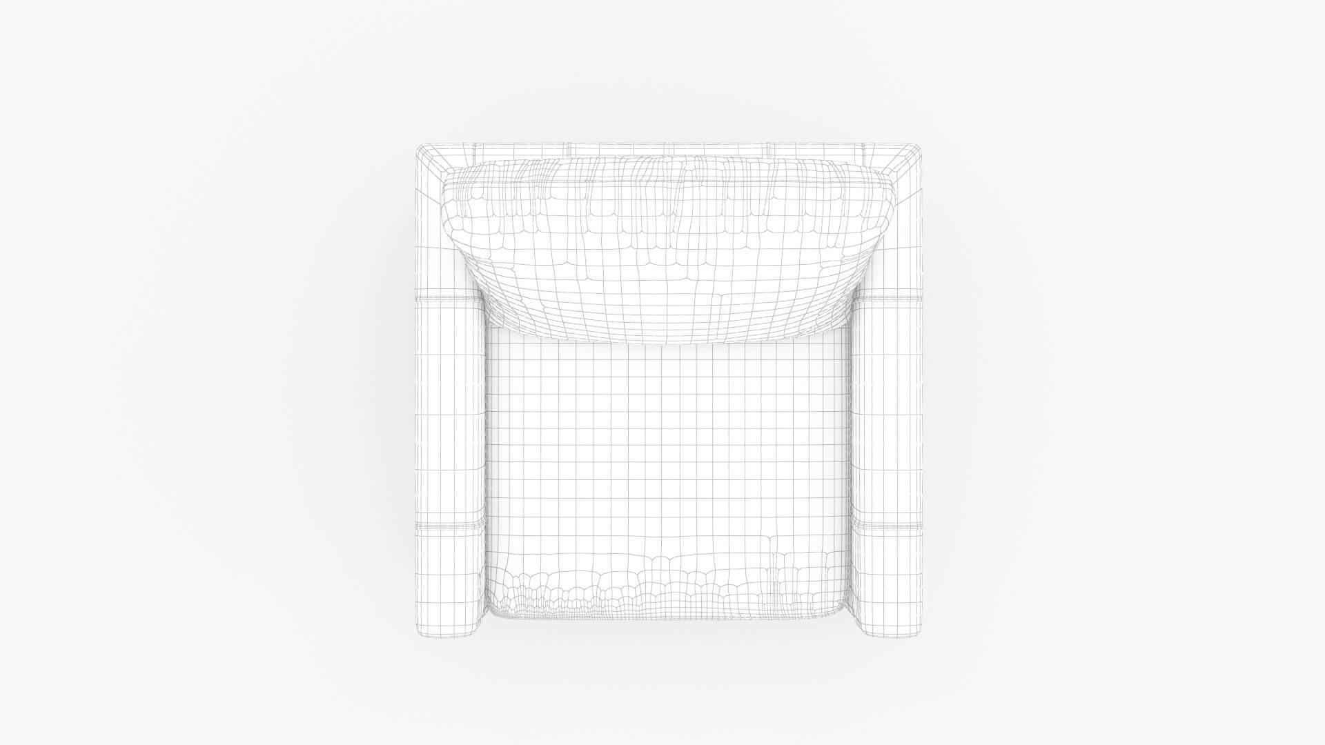 Gather Leather Swivel Chair 3D Model by 3dxin