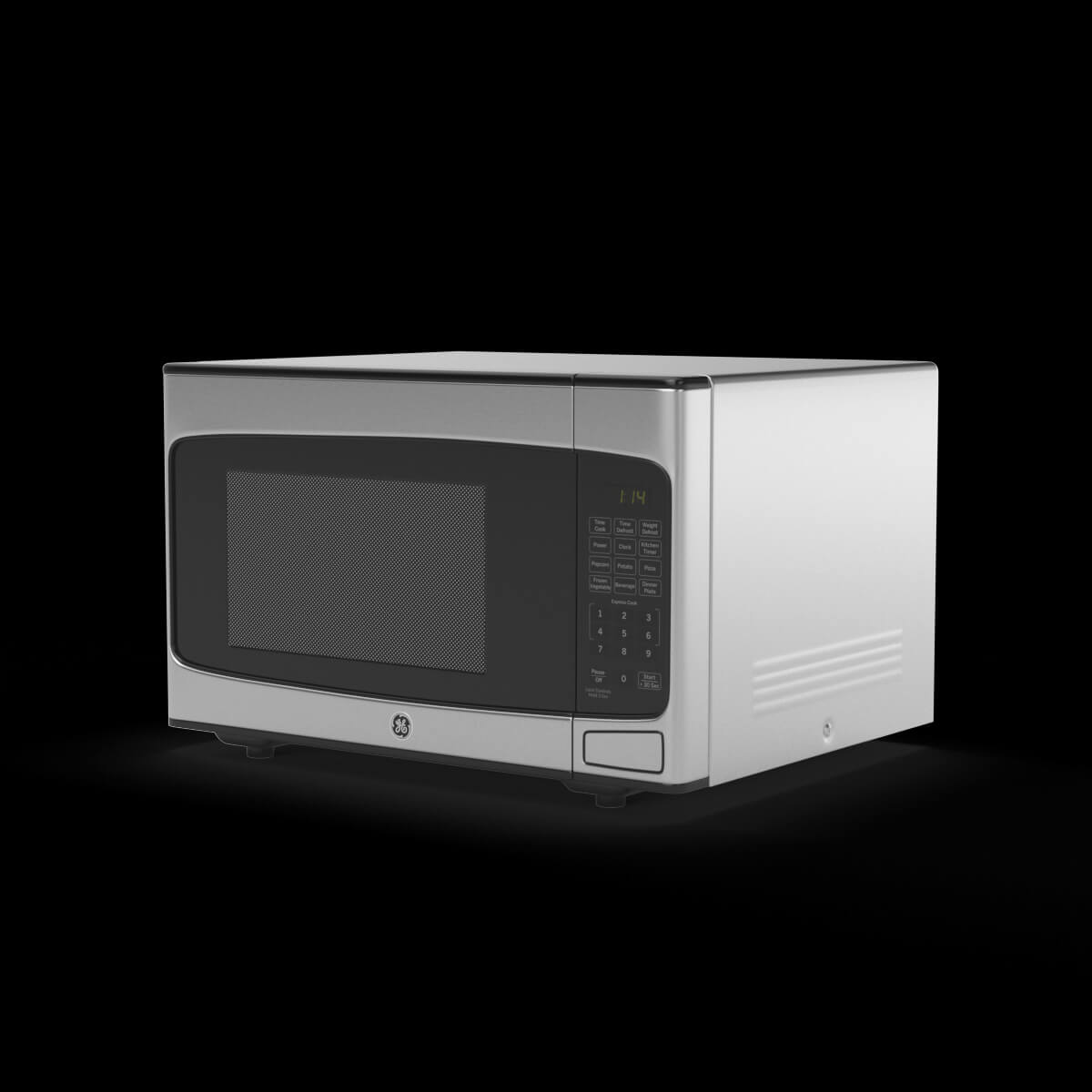 Ge Countertop Microwave Oven Jesp113Spss - 3D Model by 3dxin