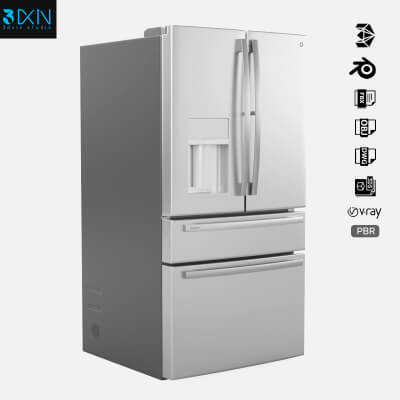 Ge Profile French-Door Refrigerator Pvd28Bynfs