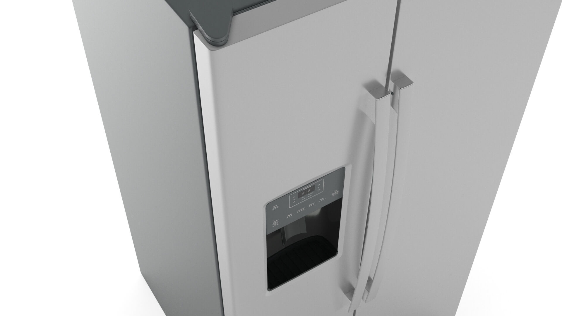 Ge Side by Side Refrigerator Gss25Gypfs 3D Model by 3dxin