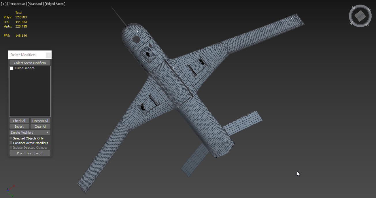 Predator C Ranfe General Atomics Predator C Avenger UAV Drone - 3D Model by 3dxin