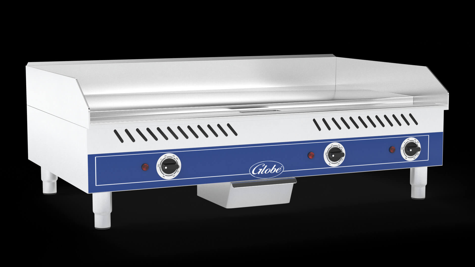 Globe GEG36 Medium Duty Electric Countertop Griddles 3D Model by 3dxin