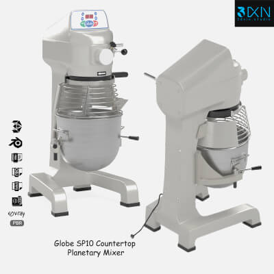 Globe SP10 Countertop Planetary Mixer