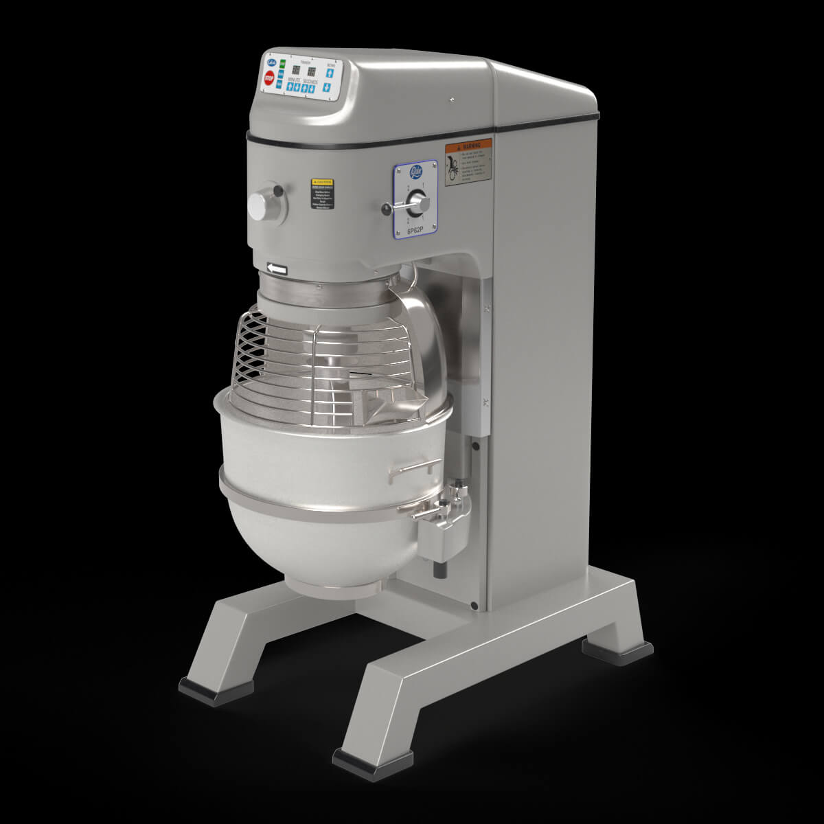 Globe Sp62P Pizza Mixer 3D Model by 3dxin