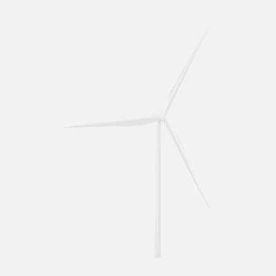 Goldwind Gw5S Turbine Mw-Pmdd Windmill by 3dxin