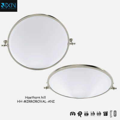 Hawthorn Hill Oval Mirror HH-Mirroroval-A
