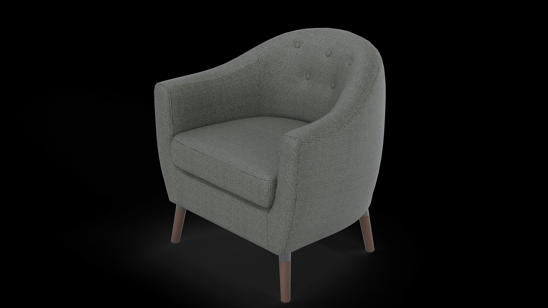 Homelegance Fabric Barrel Chair 3D Model by 3dxin