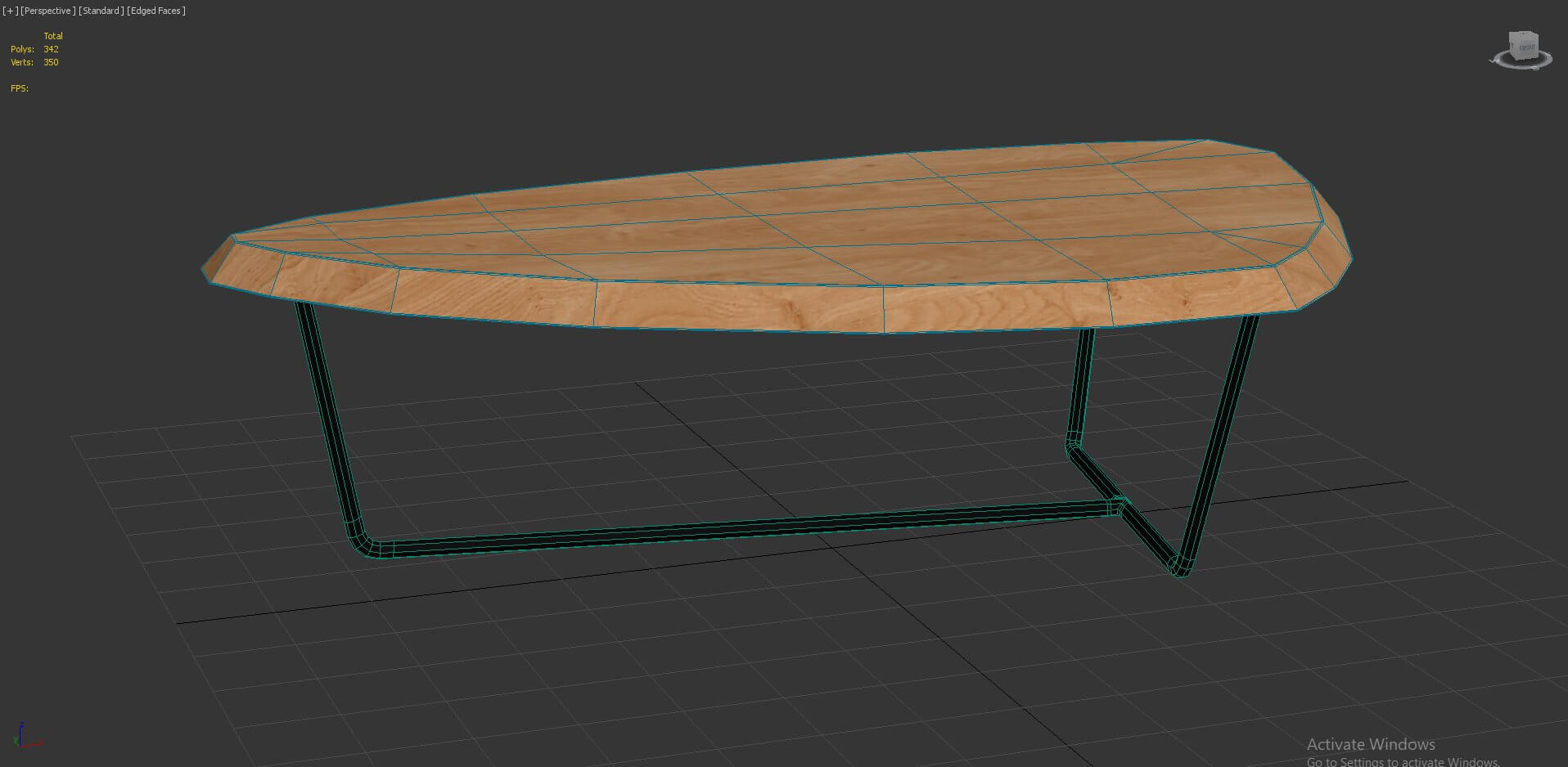 Hull Coffee Table 3D Model by 3dxin