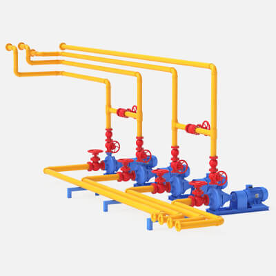 Industrial Plant Pipeline 01